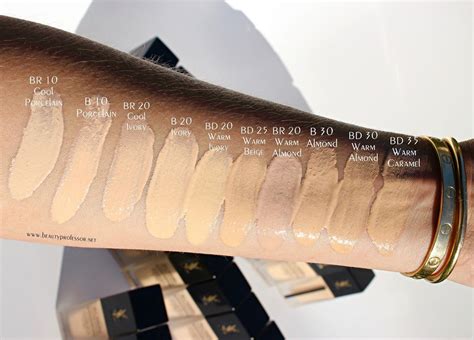 how to choose ysl foundation shade